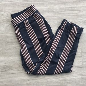 LOFT striped slacks